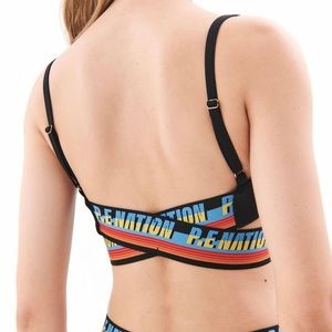 pe nation rhode sports bra in black